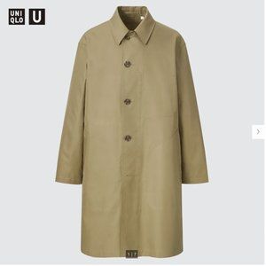 U Single Breasted Coat - Tan